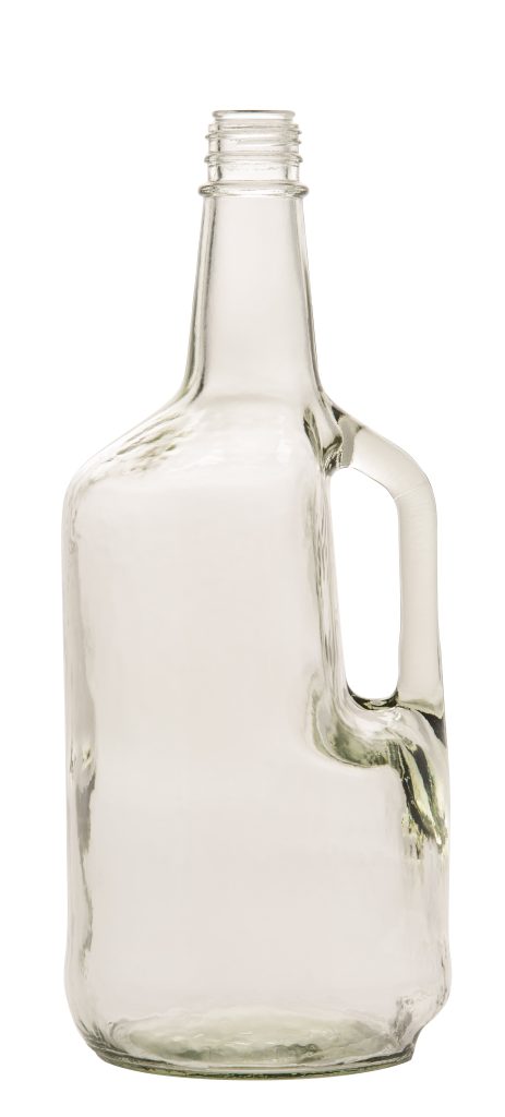 clear jug with handle