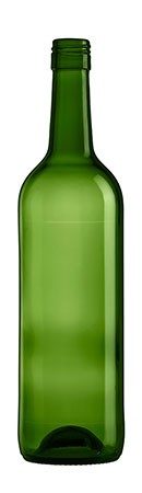 green bottle with screw finish