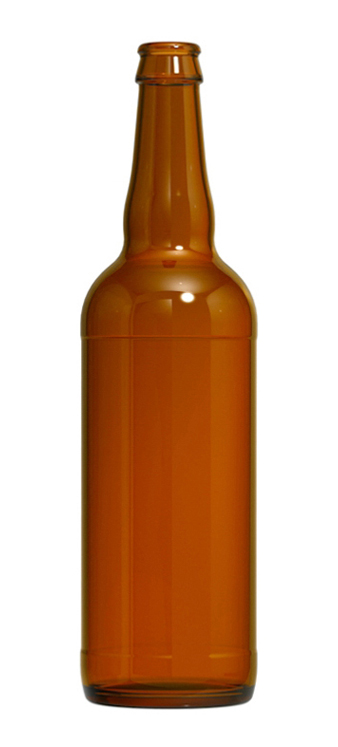 Beer Bottle- Amber Color- 22 oz
