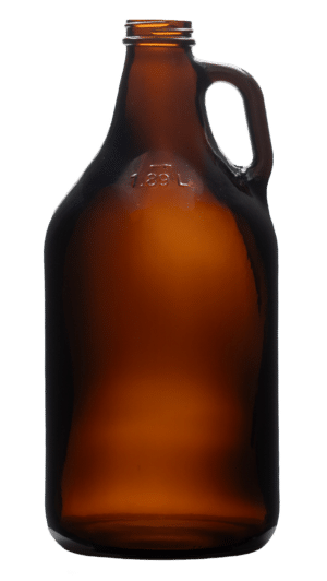 GROWLER Amber CT (hand applied screw cap) 64oz